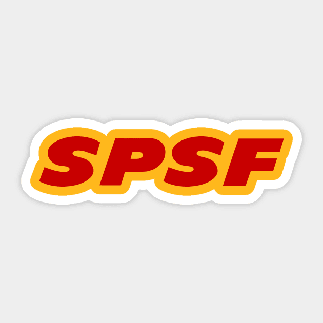 SPSF Red Logo Sticker by Kodachrome Railway Colors